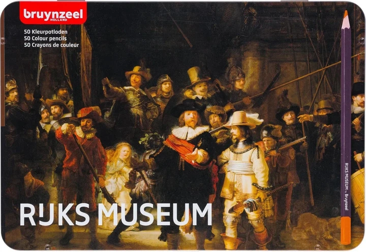 Zestaw kolorowych kredek Bruynzeel Rijksmuseum 50 szt. (8712079413675) - obraz 1