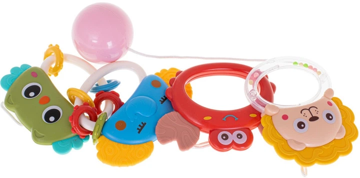 Мобіль на ліжечко Ikonka Проєктор Зірок з пультом керування рожевий (5903039728790) - зображення 6