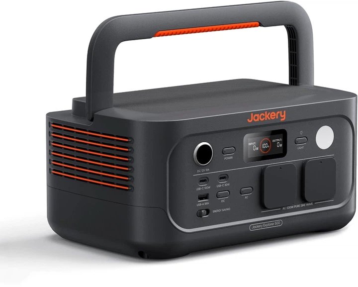 Зарядна станція Jackery Explorer 500 V2 / 500 Вт / 512 Вт⋅год