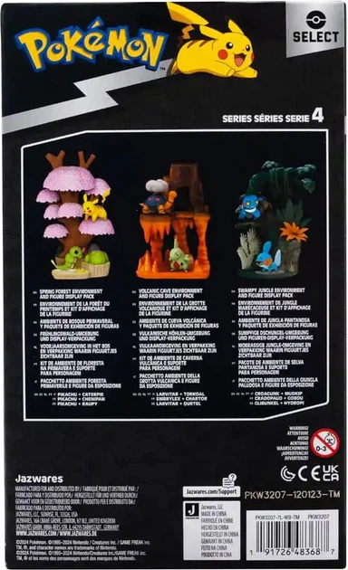 Фігурка Jazwares Pokemon Environment Caterpie & Pikachu (0191726483687) - зображення 6