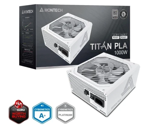 Блок питания 1000 Вт, Montech TITAN PLA, White - изображение 4