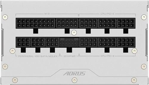 Блок питания 1000 Вт, Gigabyte AORUS ELITE P1000W, White (GP-AE1000PM PG5 ICE) - изображение 2