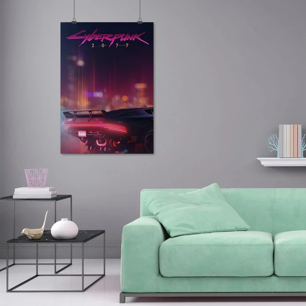 Постер Киберпанк 2077, Cyberpunk 2077, RPG, A3 42×30 см (id7183