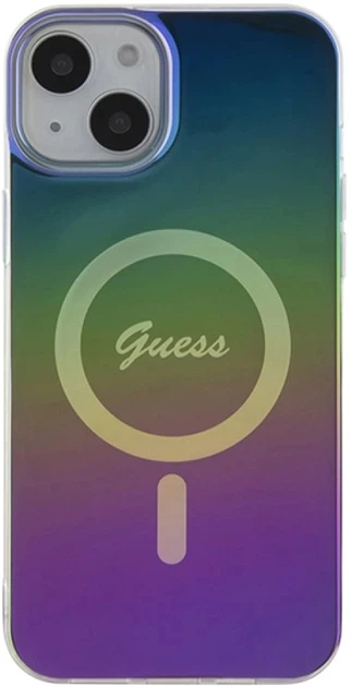 Панель Guess IML Iridescent MagSafe для Apple iPhone 15/14/13 Rainbow (3666339154646) - зображення 2