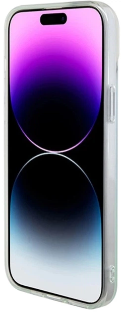 Панель Guess IML Iridescent MagSafe для Apple iPhone 15/14/13 Turquoise (3666339154929) - зображення 5