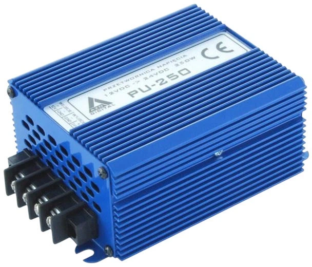 Przetwornica samochodowa AZO Digital PU-250 250W 10-20V/48V DC/DC (AZO00D1058) - obraz 1