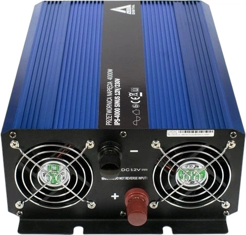 Przetwornica samochodowa AZO Digital IPS-4000S 4000W czysta sinusoida 48-230V DC-AC (AZO00D1324) - obraz 3