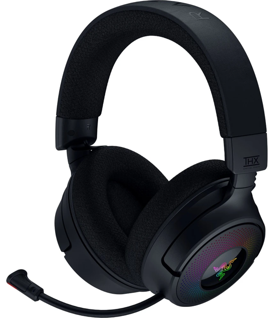 Гарнитура игровая Kraken V4, USB-A/WL/BT, RGB, черный Razer (2000003390762) - Фото 1 Гарнитура игровая Kraken V4, USB-A/WL/BT, RGB, черный Razer (2000003390762) - изображение 1