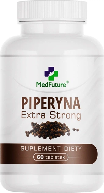 Дієтична добавка MedFuture Piperyna Extra Strong 60 таблеток (5905669222235) - зображення 1