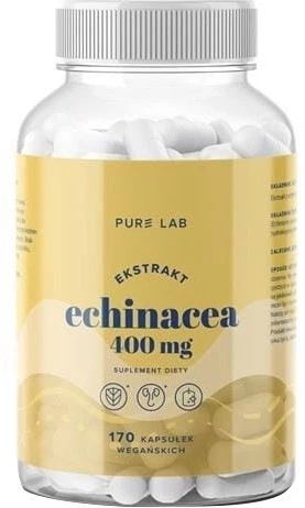 Suplement diety Aura Herbals Pure Lab Ekstrakt echinacea 400 mg 170 kapsułek (5902479614250) - obraz 1