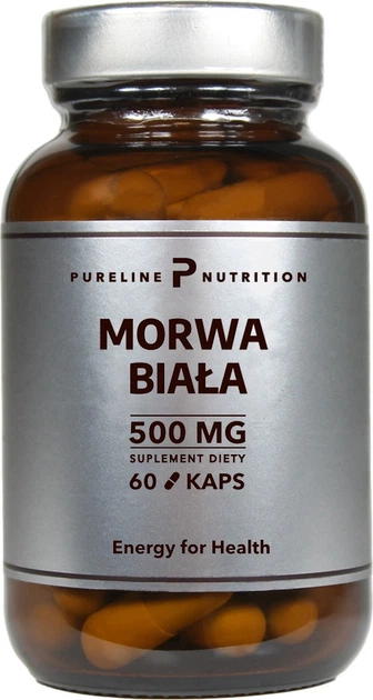 Suplement diety MedFuture Pureline Nutrition Morwa biała 500 mg 60 kapsułek (5907589311570) - obraz 1