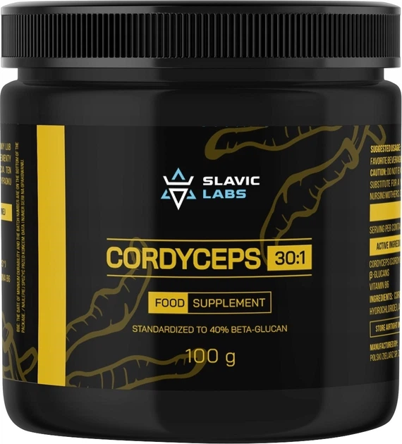 Дієтична добавка Slavic Labs Cordyceps 30:1 100 г (5905616133423) - зображення 1