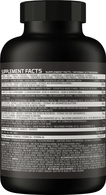 Дієтична добавка OstroVit Testo Extreme 90 капсул (5903933911946) - зображення 2