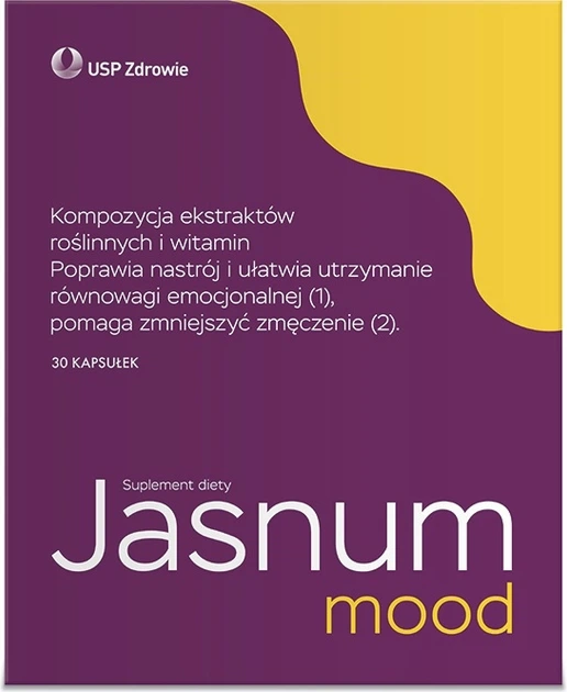 Дієтична добавка USP Zdrowie Jasnum Mood для жінок 30 капсул (5903031284232) - зображення 1