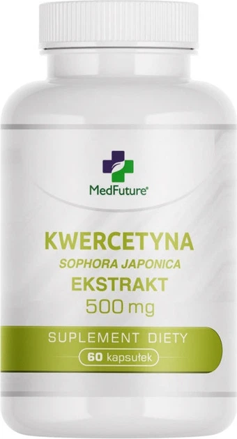 Дієтична добавка MedFuture Кверцетин Екстракт 500 мг 60 капсул (5907589311914) - зображення 1