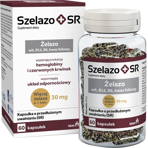 Дієтична добавка Lekam Szelazo+ SR 60 капсул (5902596593056) - зображення 1