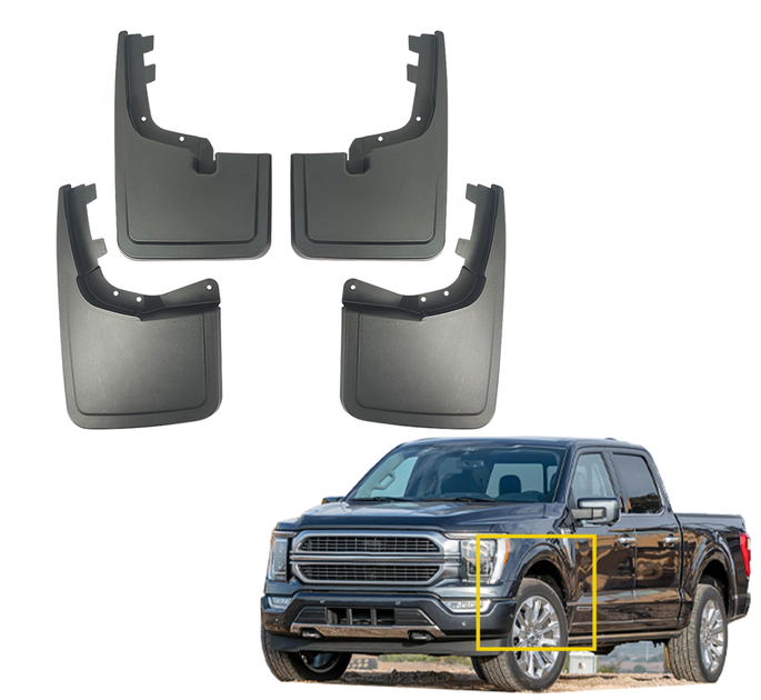 Брызговики Premium (4 шт) для Ford F-150 2020- гг - изображение 2