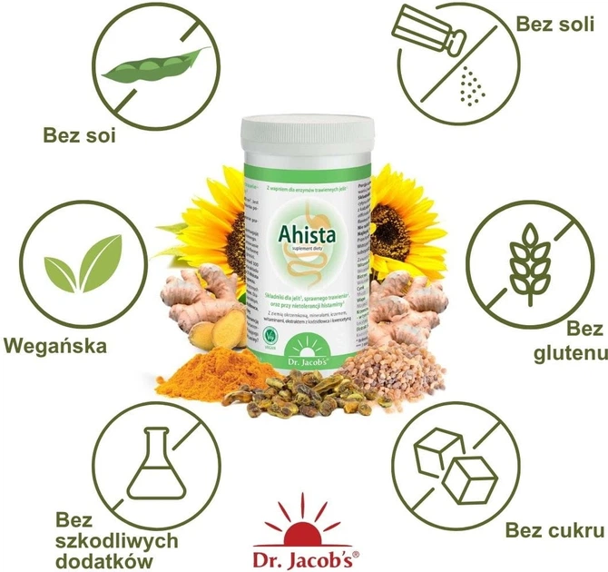 Дієтична добавка Dr. Jacob's Ahista 210 г (4041246501452) - зображення 2