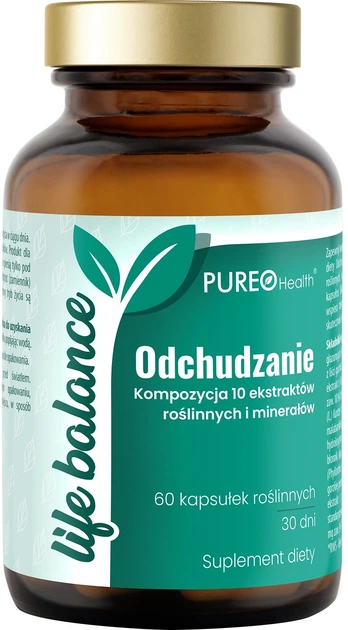 Suplement diety Pureo Health Life Balance Odchudzanie 60 kapsułek (5907637934881) - obraz 1