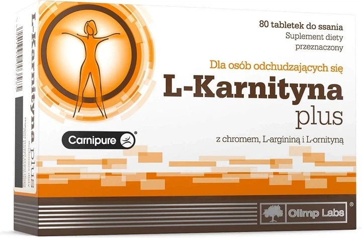 Suplement diety Olimp L-Karnityna Plus 80 tabletek (5901330003585) - obraz 1