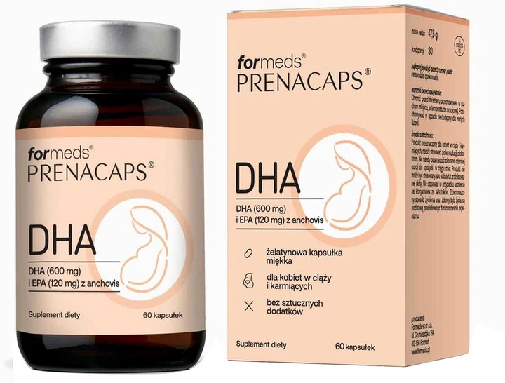 Suplement diety Formeds Prenacaps DHA 60 kapsułek (5903148620602) - obraz 1