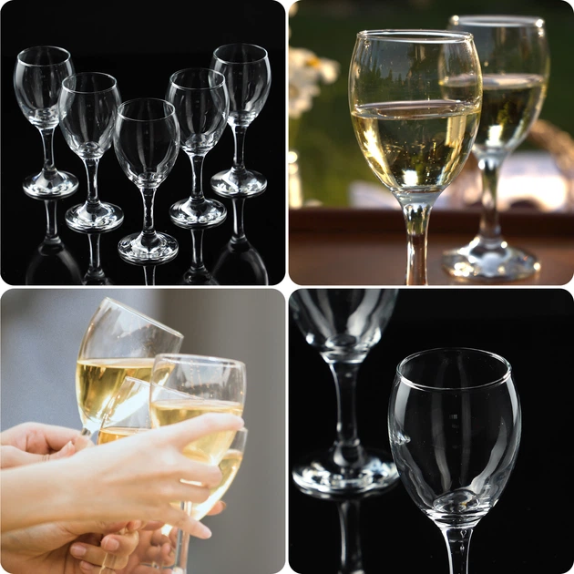 Келихи Kadax Odnes для білого вина 200 мл 6 шт (5903699482421) - зображення 3