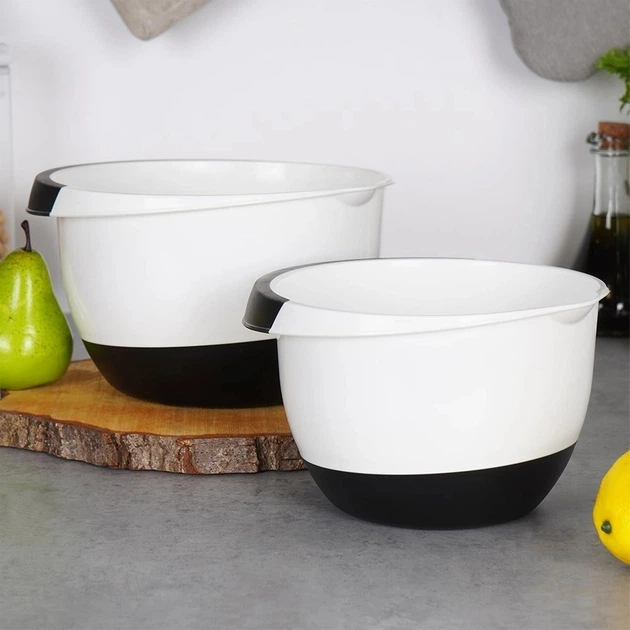 Набір мисок для змішування Vilde Білий 3.5 + 2.5 л 2 шт (8711295679728) - зображення 5