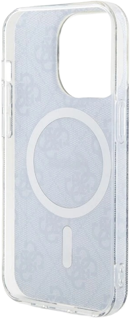 Etui plecki Guess IML 4G MagSafe do Apple iPhone 15 Pro Max Blue (3666339194659) - obraz 6