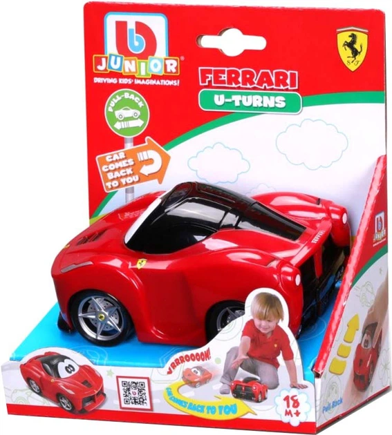 Auto Bburago Junior La Ferrari U-turns Czerwone BBJ85303 (4893998853033) - obraz 3