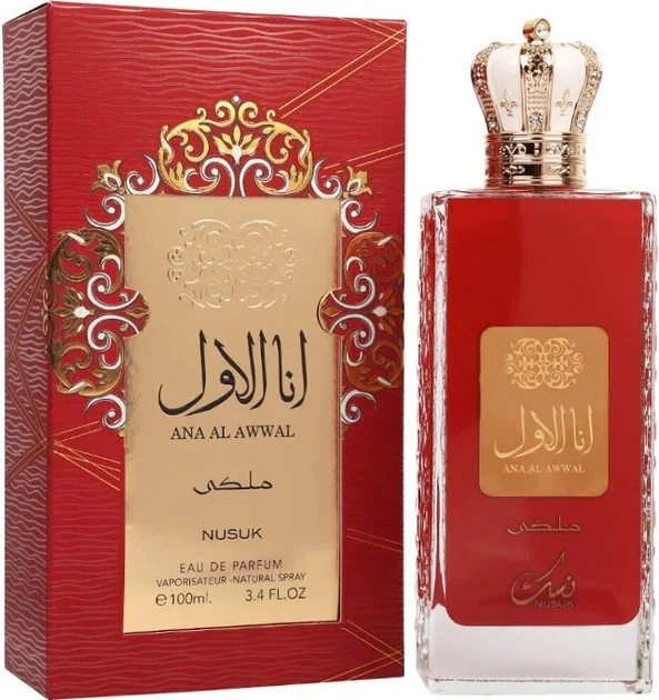 Woda perfumowana damska Nusuk Ana Al Awwal Red 100 ml (6291108739341) - obraz 1