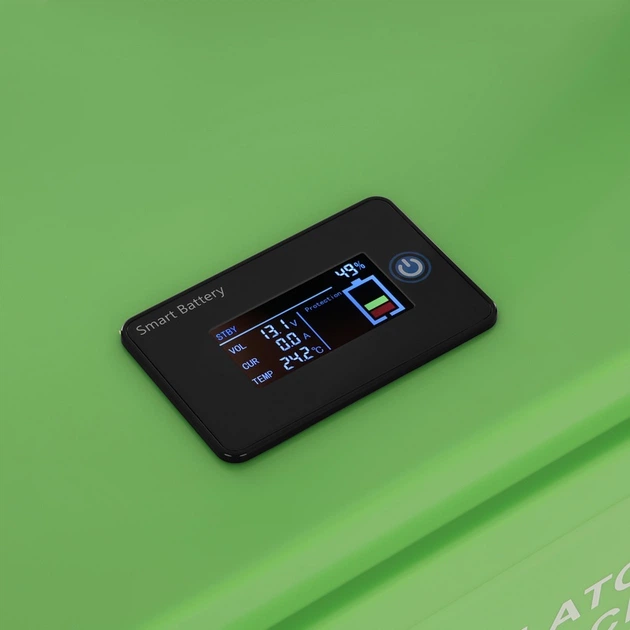 Акумуляторна батарея AZO Digital LiFePO4 LP12-100 100Ah 12V 100A LCD (AZO00D1371) - зображення 5