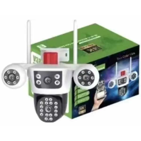 Вулична IP Wi-Fi 4MPx+4MPx IP66 2 незалежні об'єктиви камера відеоспостереження з віддаленним доступом NTC-3L-V88-WF (V380Pro) - Фото 9 Вулична IP Wi-Fi 4MPx+4MPx IP66 2 незалежні об'єктиви камера відеоспостереження з віддаленним доступом NTC-3L-V88-WF (V380Pro) - изображение 9