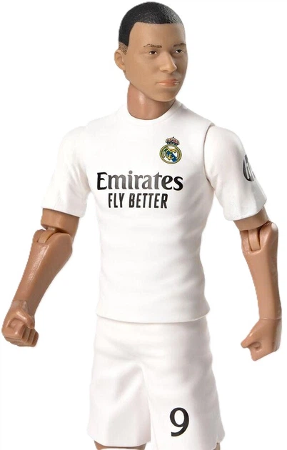 Figurka Banbo Toys Sport Kylian Mbappe Real Madrid 20 cm (8436624380297) - obraz 5