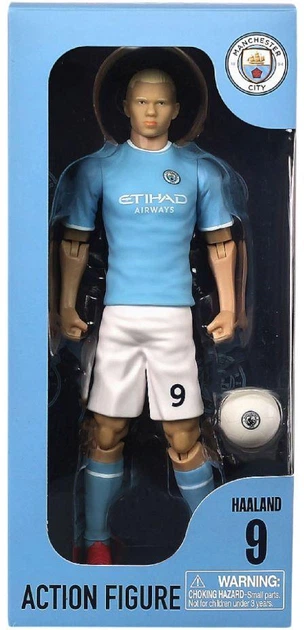 Figurka Banbo Toys Sport Erling Haaland Manchester City 20 cm (8436624380525) - obraz 4