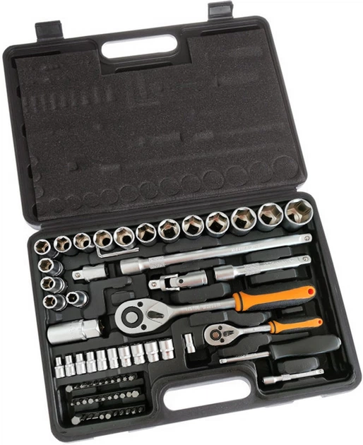 Zestaw kluczy nasadowych OKKO 4 - 40 mm 1/4" 1/2" 72 szt. VG051 (4772013196846) - obraz 4