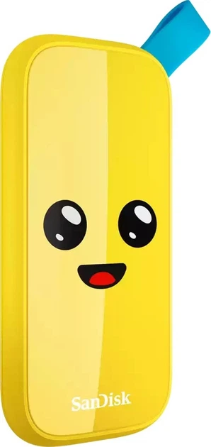 Dysk SSD SanDisk Fortnite Portable 2TB USB 3.2 Gen 2 Type-C Peely Edition (SDSSDE30-2T00-G25F) - obraz 3