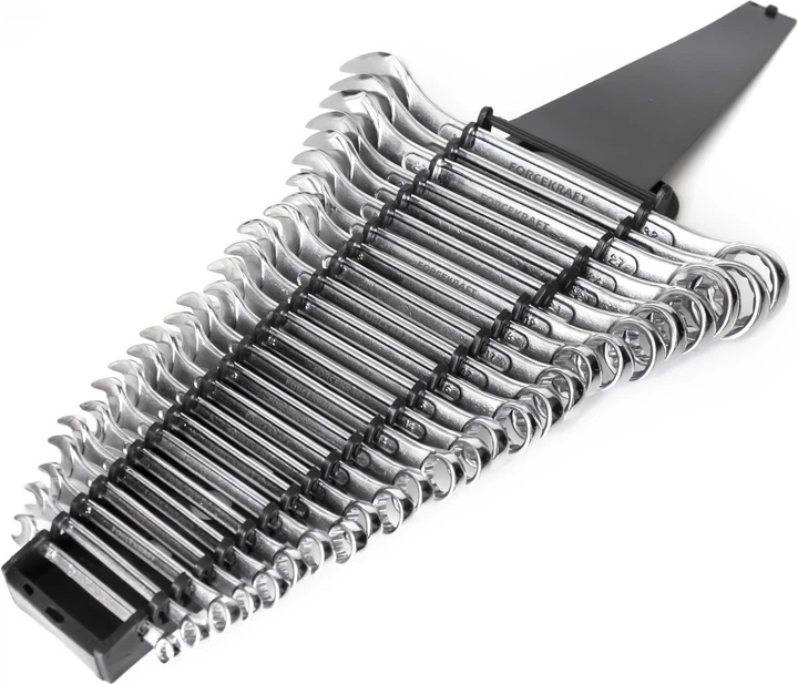 Zestaw kluczy płasko-oczkowych Forcekraft 6-32 mm 25 szt 5261MP (4811450002973) - obraz 2