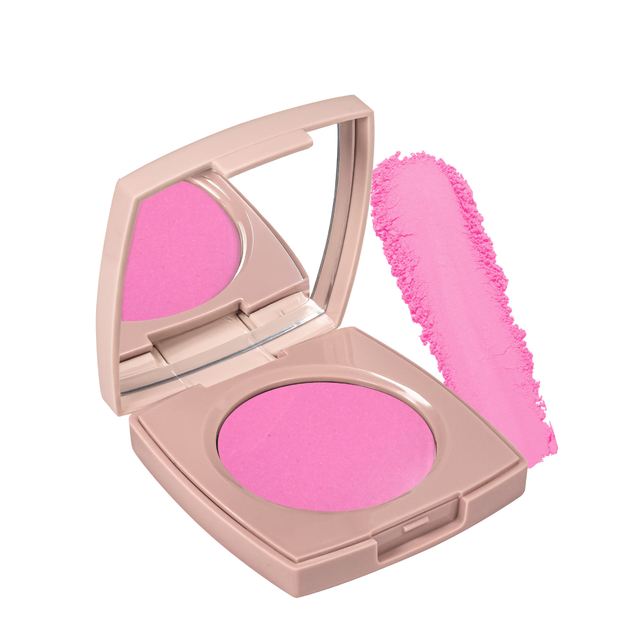 Рум'яна водостійкі компактні Neverti Creamy Dimension Waterproof Blush 6 г (NP203), 007 Peony Pink Яскраво-рожевий - Фото 2 Рум'яна водостійкі компактні Neverti Creamy Dimension Waterproof Blush 6 г (NP203), 007 Peony Pink Яскраво-рожевий - изображение 2