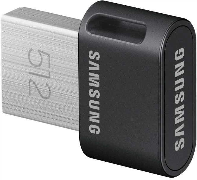 Флеш пам'ять USB Samsung Fit Plus 512GB USB 3.2 Gen2x2 Black/Silver (MUF-512AB/APC) - зображення 2