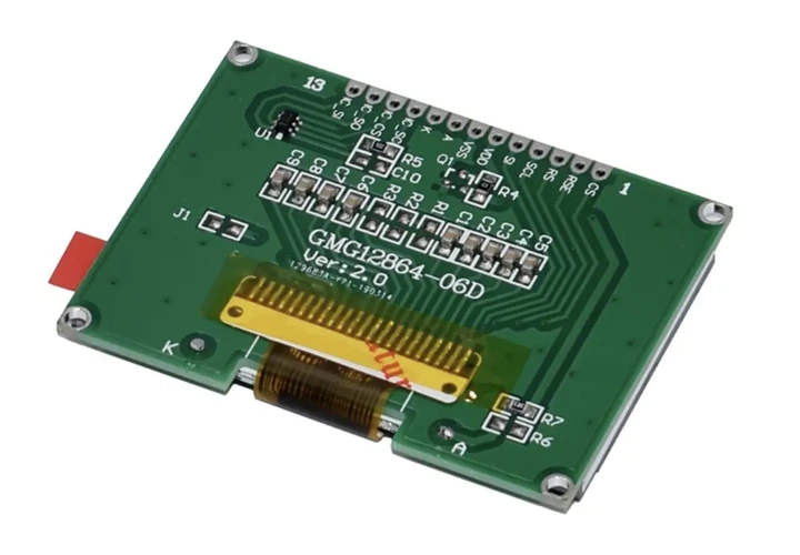Arduino ЖК LCD12864 GMG12864-06D модуль дисплей экран - синий - изображение 3