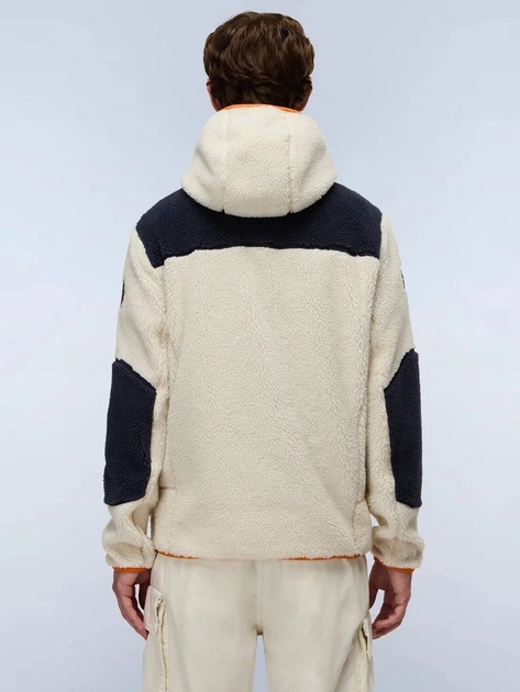 Kurtka przejściowa męska z kapturem Napapijri NP0A4GNSMM91 L Mleczna - obraz 2