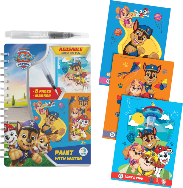 Водні розмальовки DoDo Paw Patrol. Вихідні (4823115911582) - зображення 2