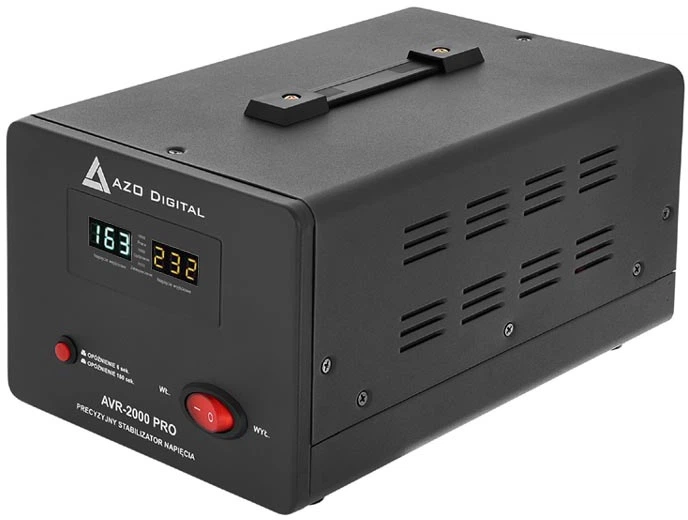 Стабілізатор напруги AZO Digital AVR-2000 PRO 2000VA / 1200W (AZO00D1156) - зображення 2