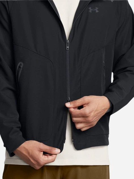 Спортивна вітровка чоловіча Under Armour 77-1389354-0001 XL Чорна (800070331161) - зображення 4