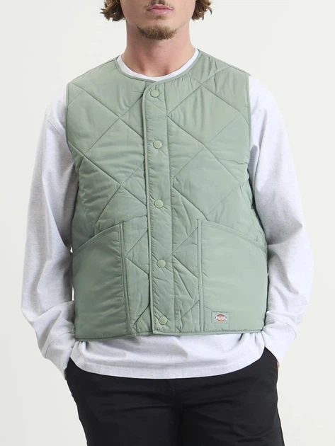 Bezrękawnik męski puchowy Dickies DK0A87O8L191 XL Zielony - obraz 1