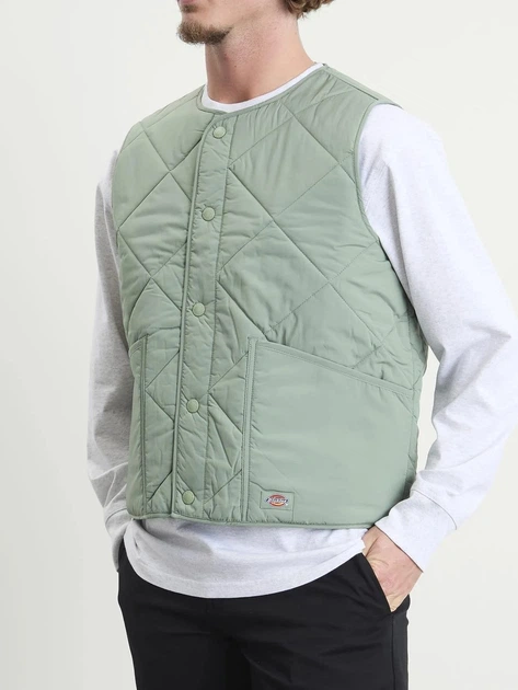 Bezrękawnik męski puchowy Dickies DK0A87O8L191 S Zielony - obraz 4