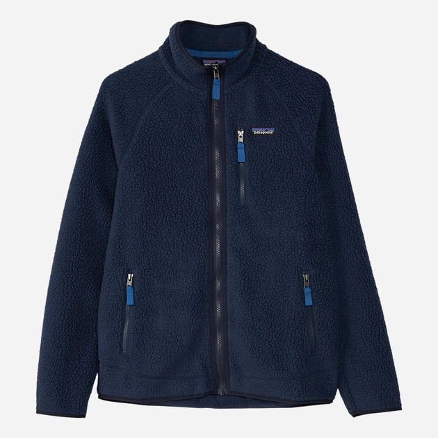 Bluza męska rozpinana streetwear pluszowa Patagonia 22801-NNSU L Niebieska - obraz 3