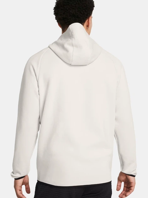 Bluza męska rozpinana streetwear z kapturem Under Armour 77-1389352-0110 XL Biała - obraz 2