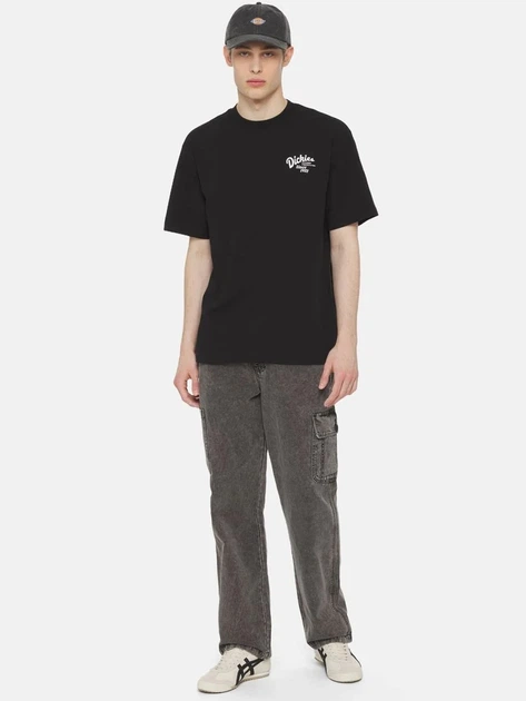 Koszulka męska bawełniana Dickies DK0A4YYMBLK1 M Czarna - obraz 3