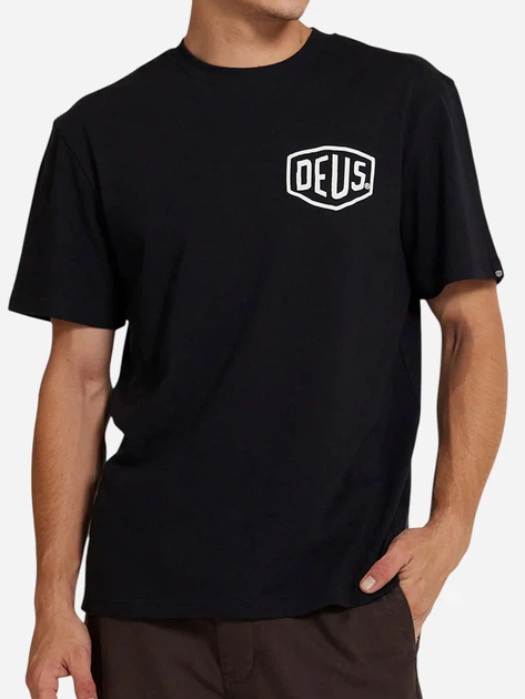 Koszulka męska bawełniana Deus Ex Machina DMF241747D-BLK S Czarna - obraz 1